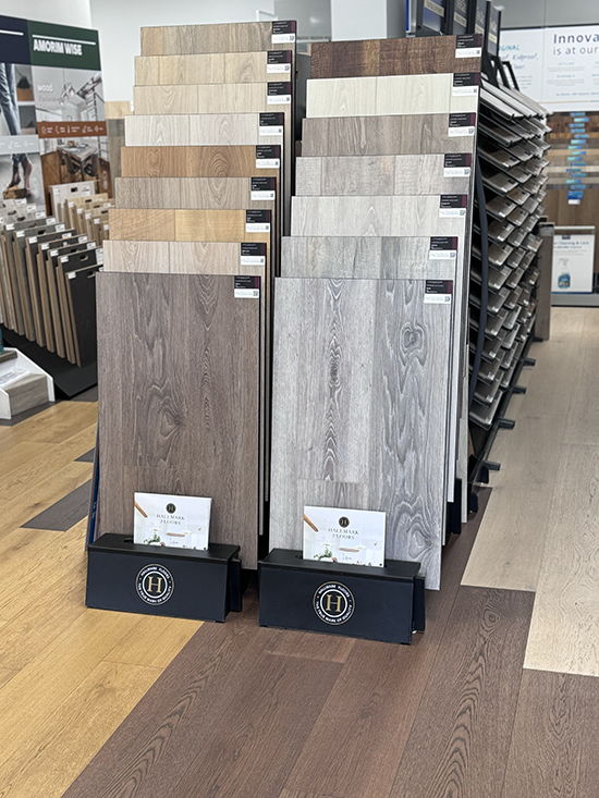 mike showroom with hallmark floors courtier