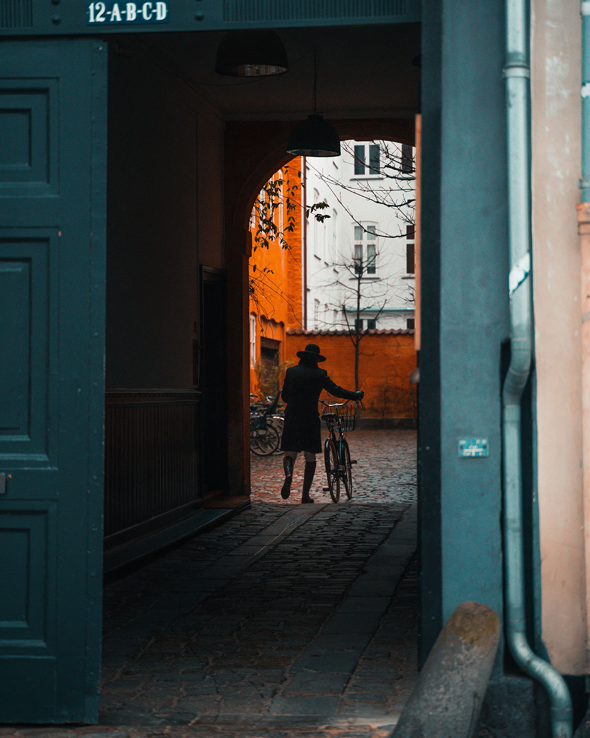 Corrisdoors in a Danish Town Corrisdoors in a Danish Town